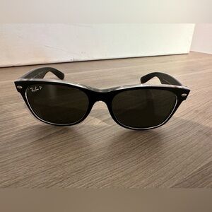 Ray-Ban RB2132 New Wayfarer Sunglasses matte black frame